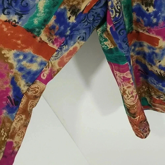 {Jo Hardin} Vintage Abstract Print Cullotes Pants - Picture 9 of 15